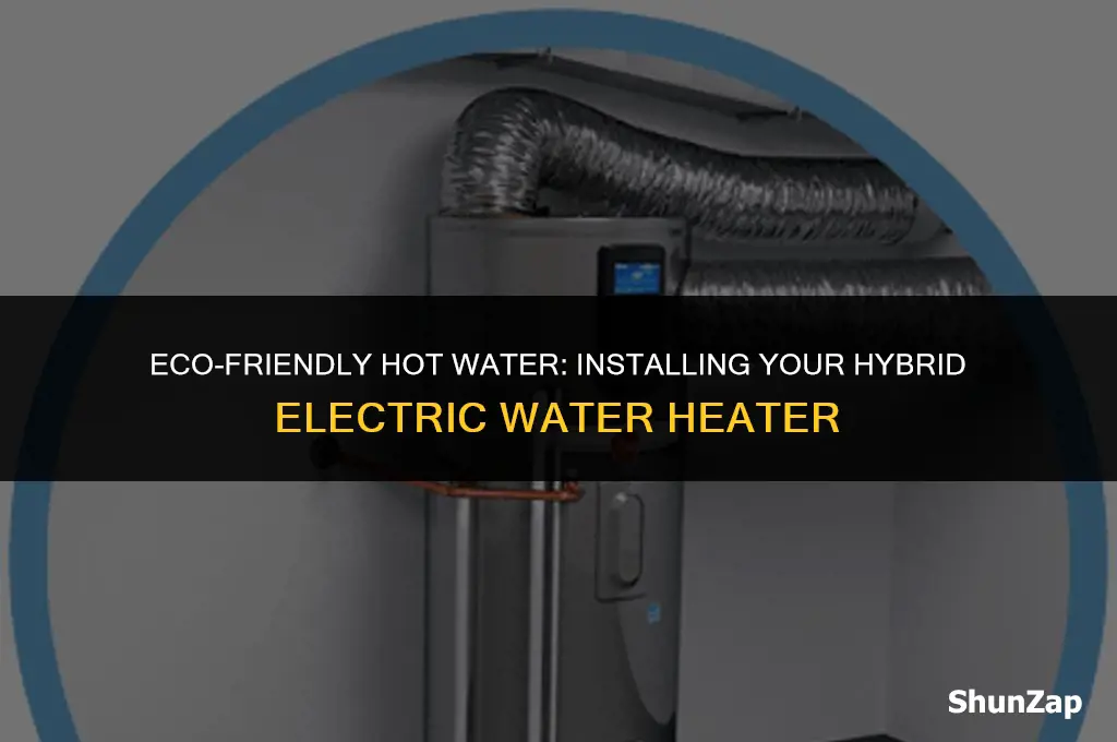 how to install a hybrid electric water heater
