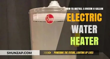 Effortless Installation: Rheem 6 Gallon Electric Water Heater Guide