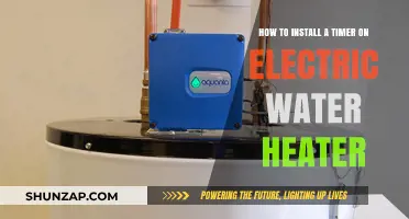 Effortless Installation: Timer for Your Electric Water Heater