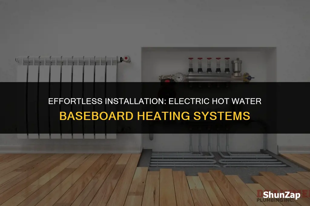 how to install an electric hot water baseboard heating systems