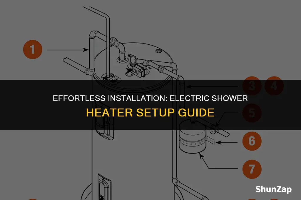 how to install an electric shower heater