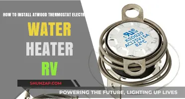 RV Comfort Made Easy: Installing Atwood Thermostat Electric Hot Water Heater