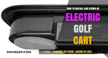 Upgrade Your Ride: Easy Car Stereo Installation for Electric Golf Carts