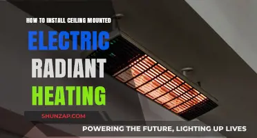 Effortless Warmth: Installing Ceiling-Mounted Electric Radiant Heating