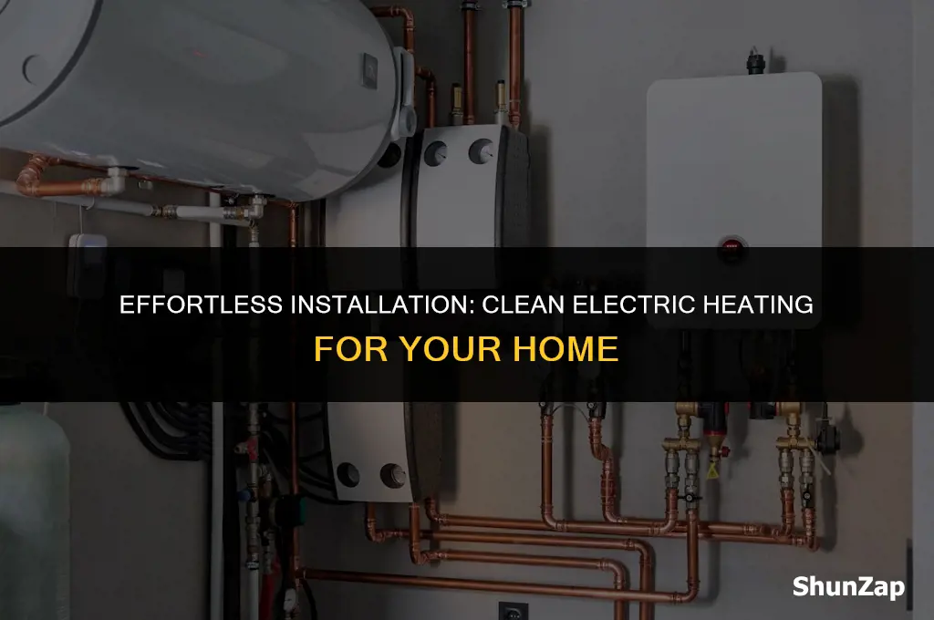 how to install clean electric heating