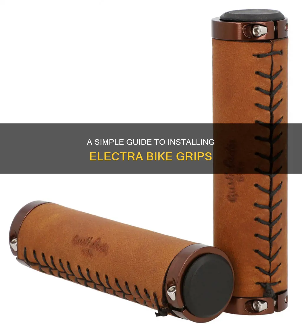 how to install electra bike grips