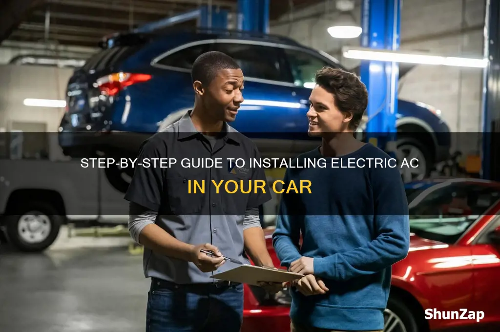 how to install electric ac in car
