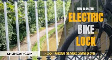 Electric Bike Lock Installation: A Step-by-Step Guide