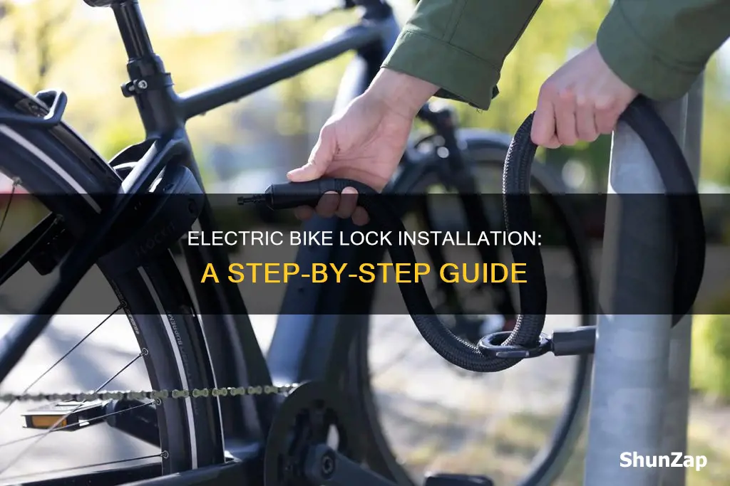 how to install electric bike lock