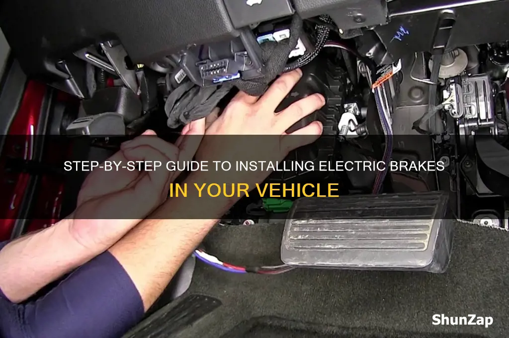 how to install electric brakes in a car