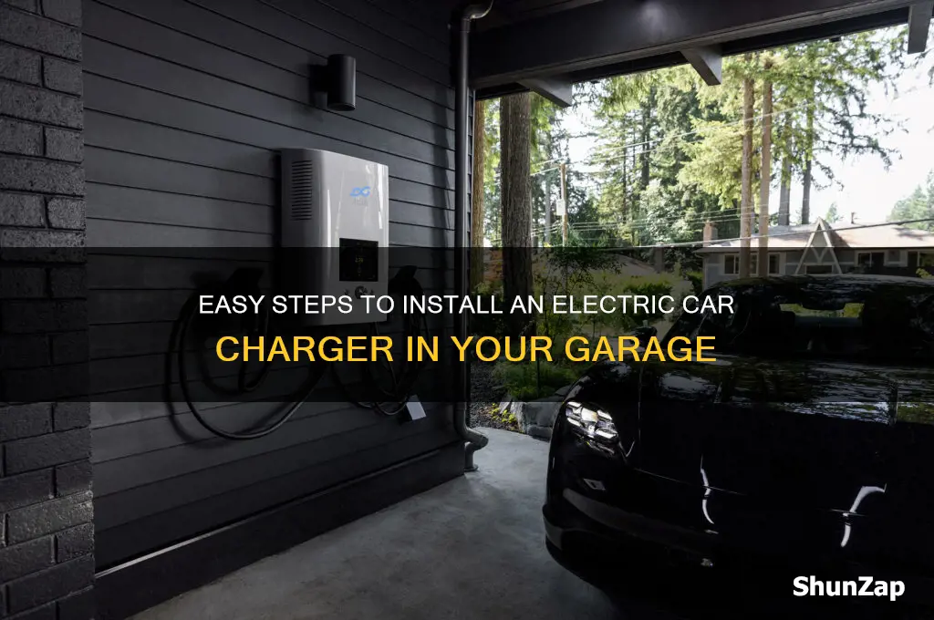 how to install electric car charger in garage