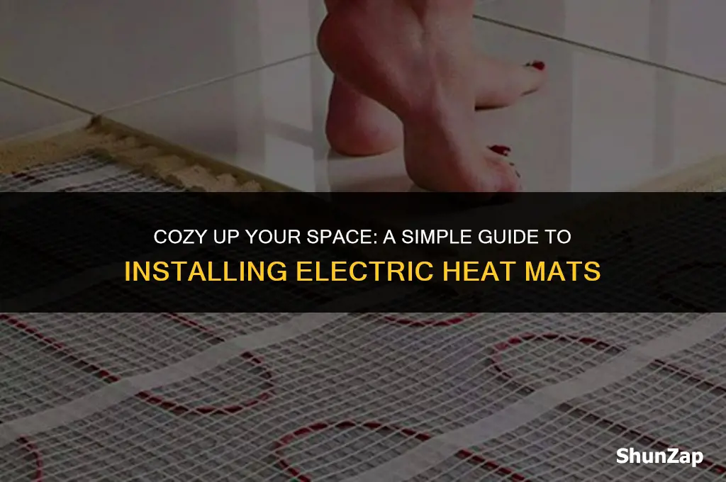 how to install electric heat mat