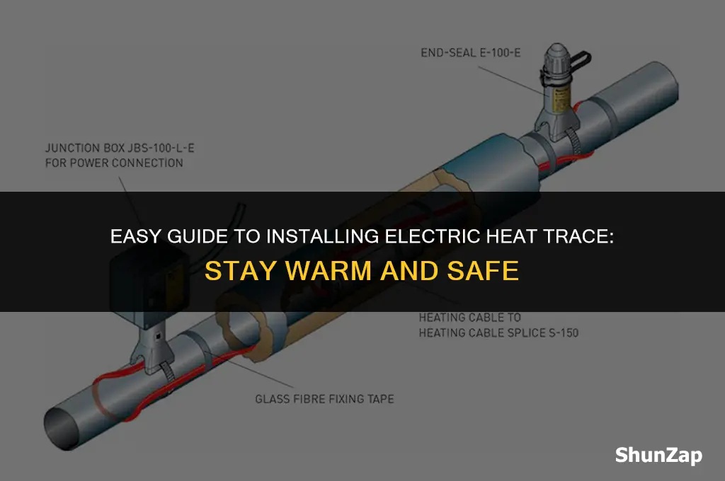 how to install electric heat trace
