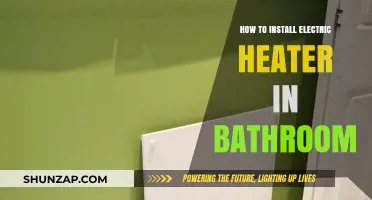 Cozy Up Your Bathroom: A Step-by-Step Guide to Installing an Electric Heater