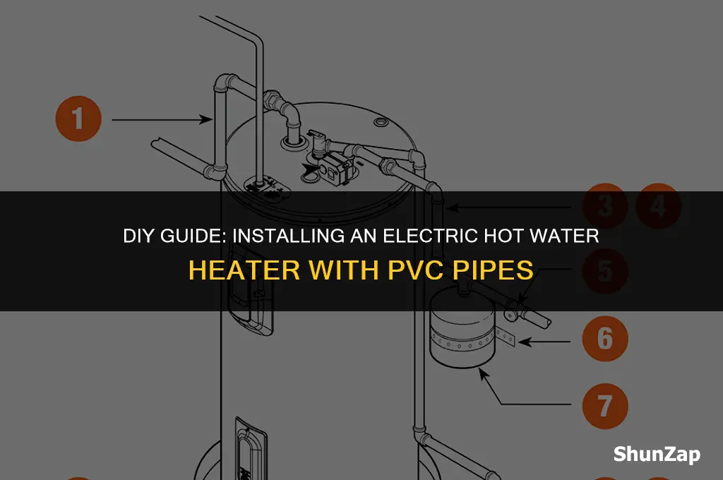 how to install electric hot water heater with pvc pipe