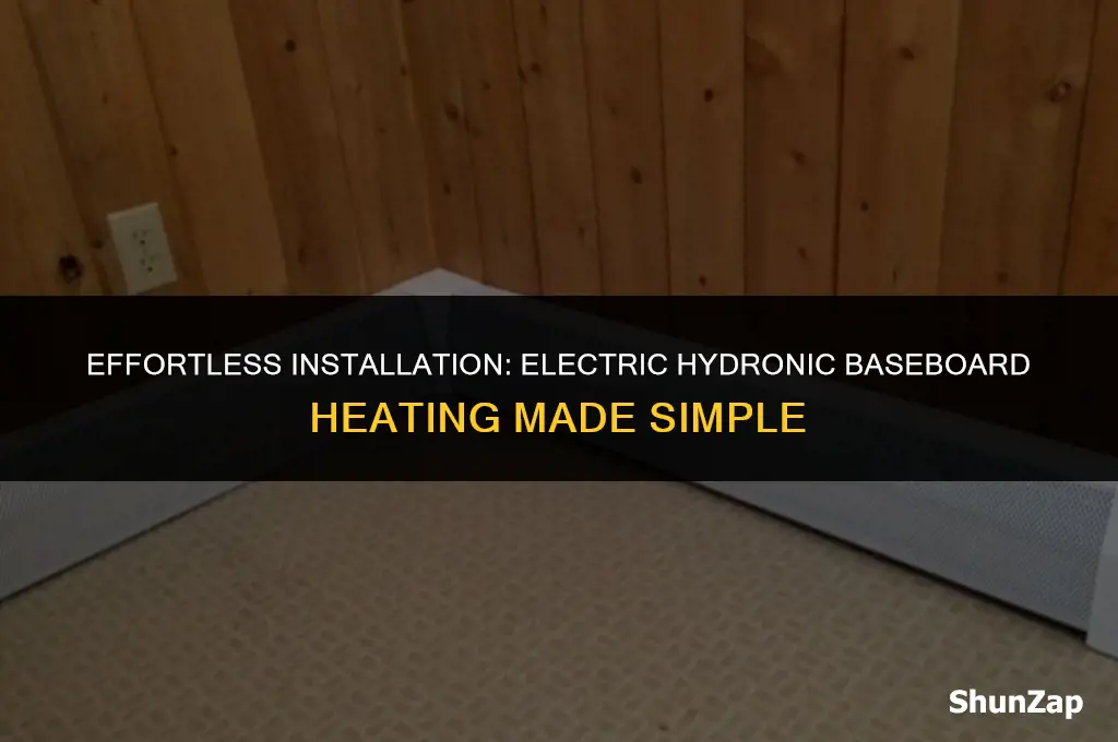 how to install electric hydronic baseboard heating