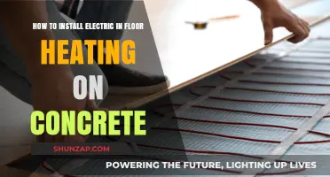 Effortless Warmth: Installing Electric In-Floor Heating on Concrete