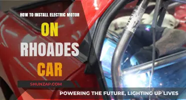 Easy Electric Motor Installation Guide for Rhoades Car Owners