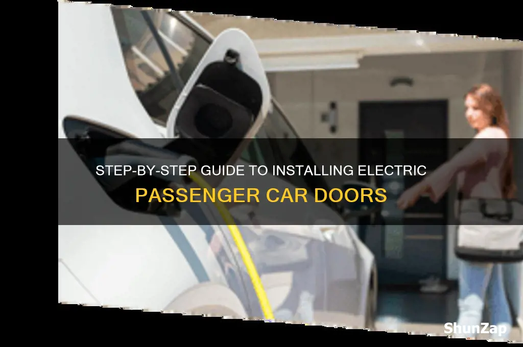 how to install electric passenger car door