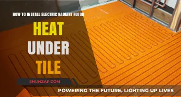 Effortlessly Install Electric Radiant Floor Heat Under Tile: A Step-by-Step Guide