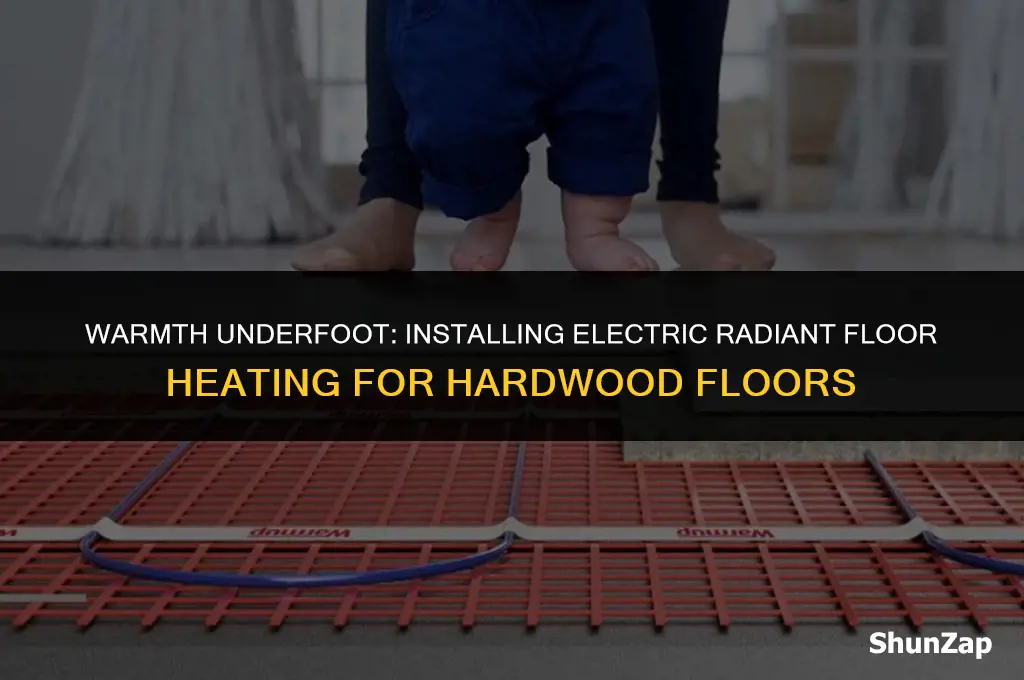how to install electric radiant floor heating under hardwood