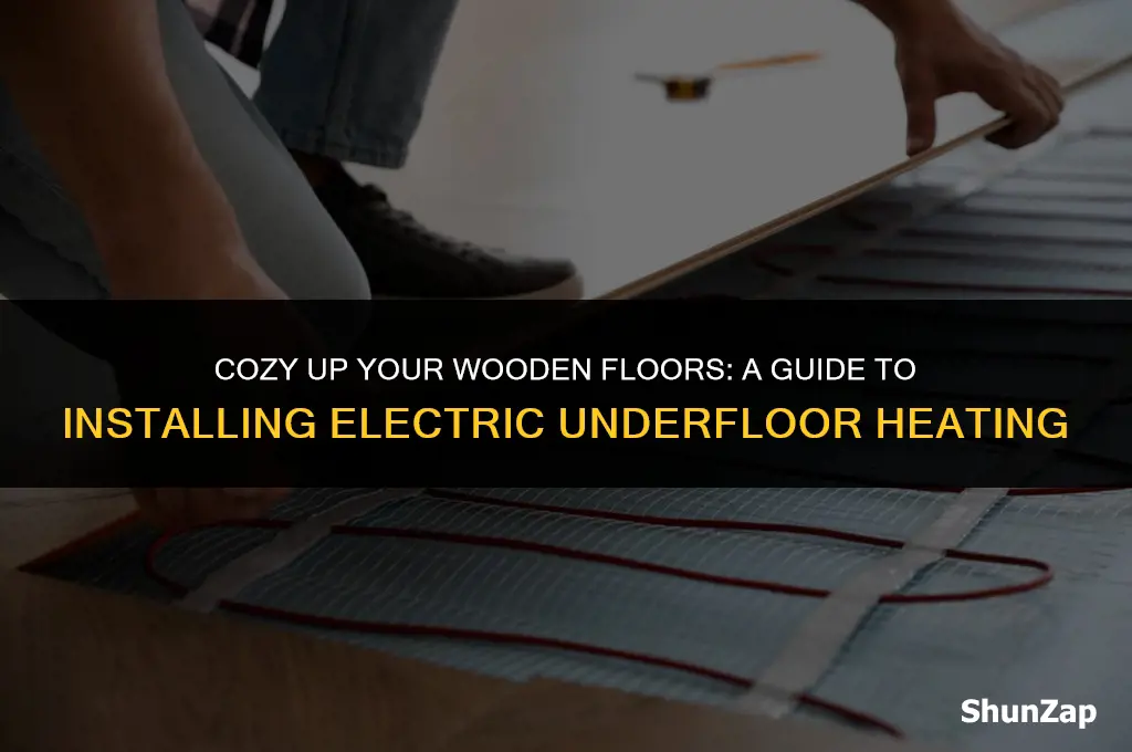 how to install electric underfloor heating on wooden floors