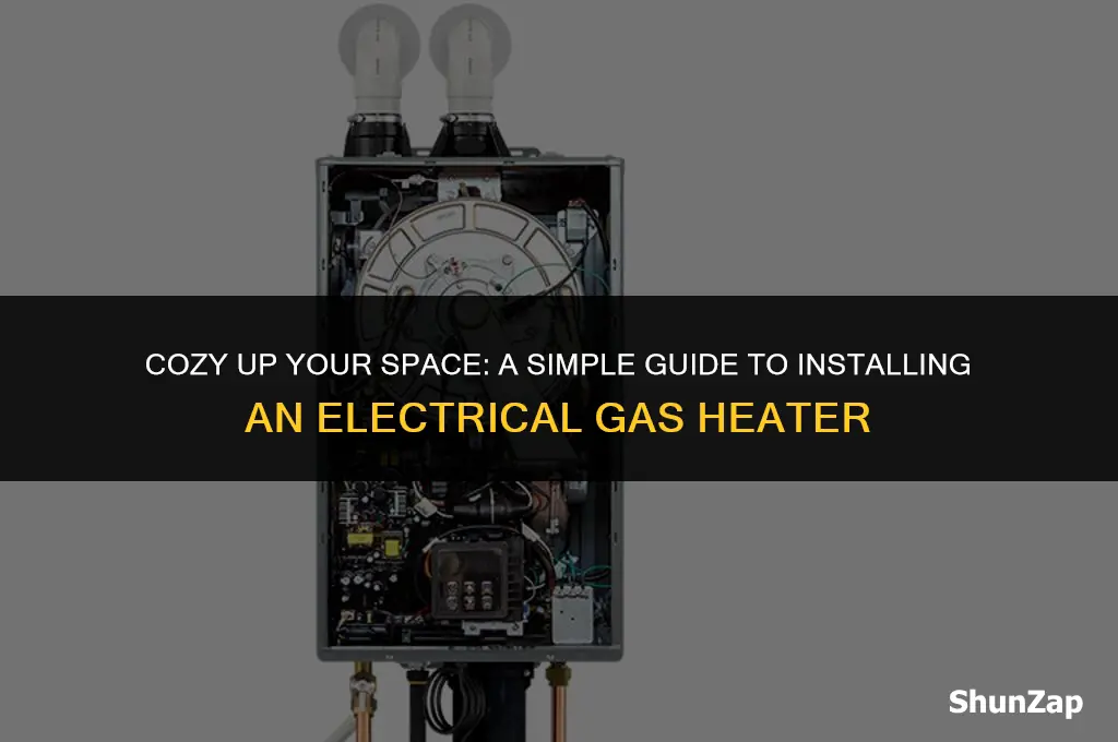 how to install electrical gas heater