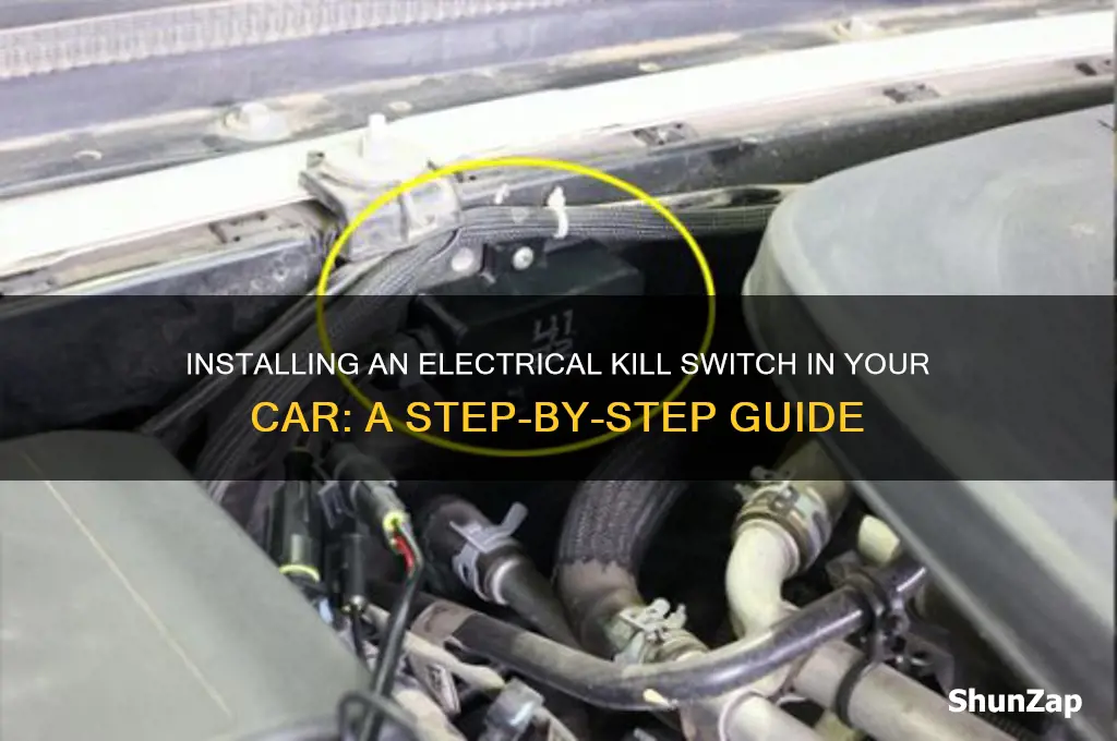 how to install electrical kill switch on car