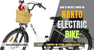 Installing a Fender on Your Nakto Electric Bike