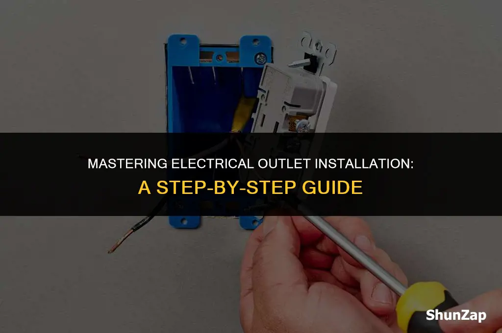 how to install in use electrical outlet