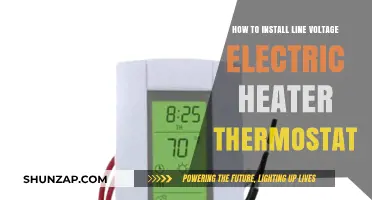 Effortless Installation: Line Voltage Electric Heater Thermostat Setup Guide
