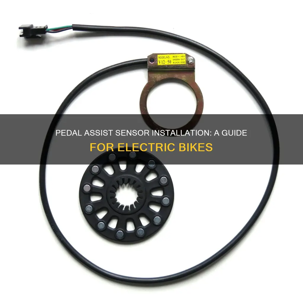 how to install pedal assist sensor electric bike