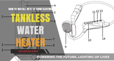 Effortless Installation: Rete-13 13KW Electric Tankless Water Heater Guide