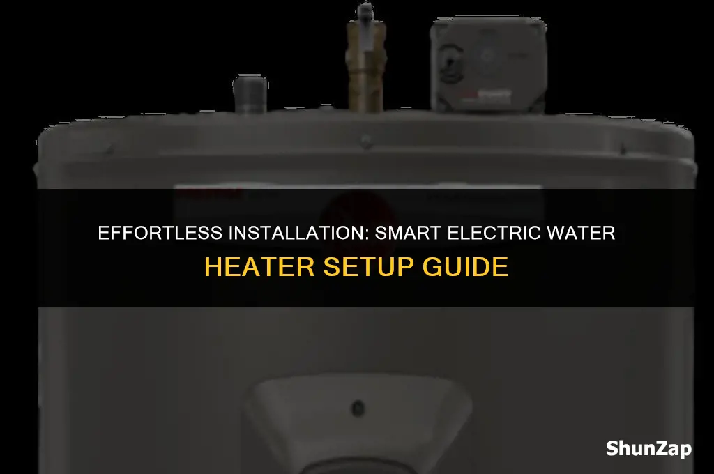 how to install smart electric water heater