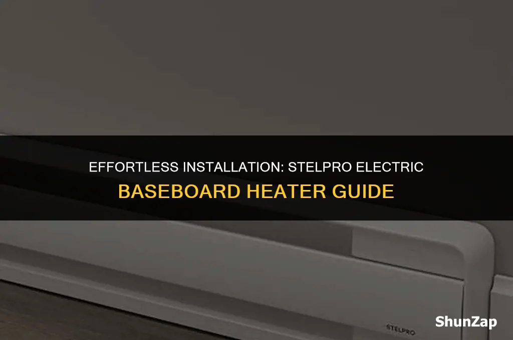 how to install stelpro electric baseboard heater