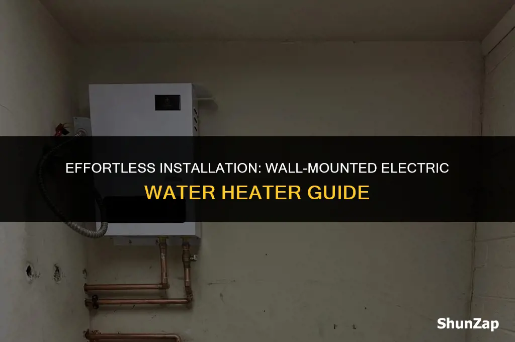 how to install wall mounted electric water heater