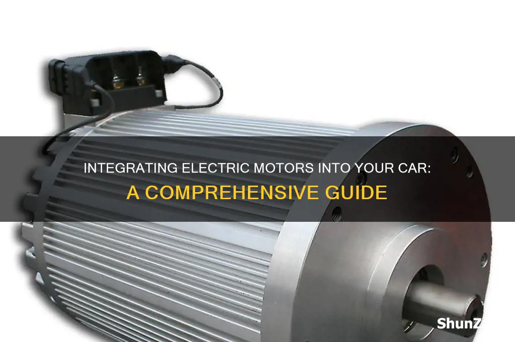 how to integrate electric motors i to an electric car