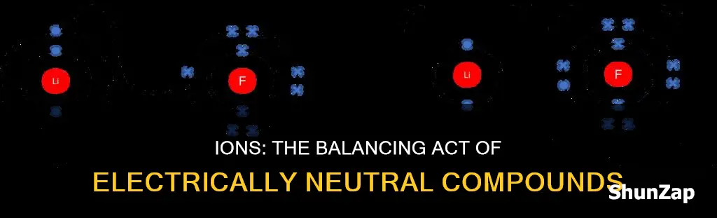 how to ions form electrically neutral compounds