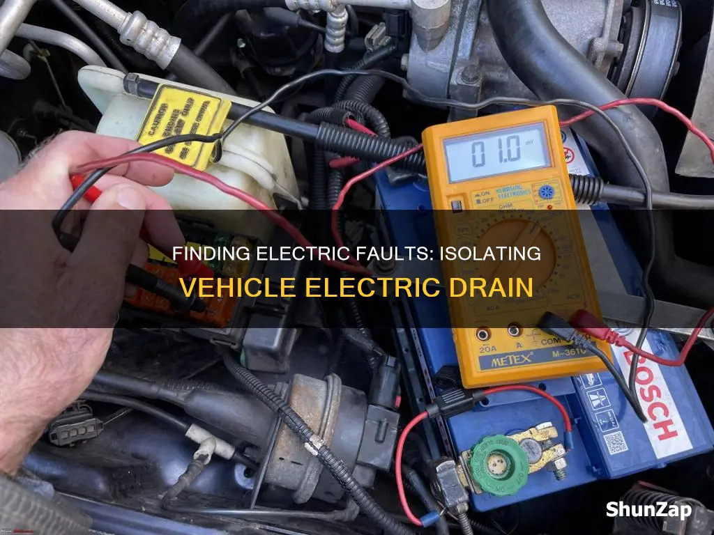 how to isolate vehicle electric drain