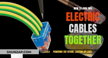Joining Electric Cables: A Guide to Safe Connections