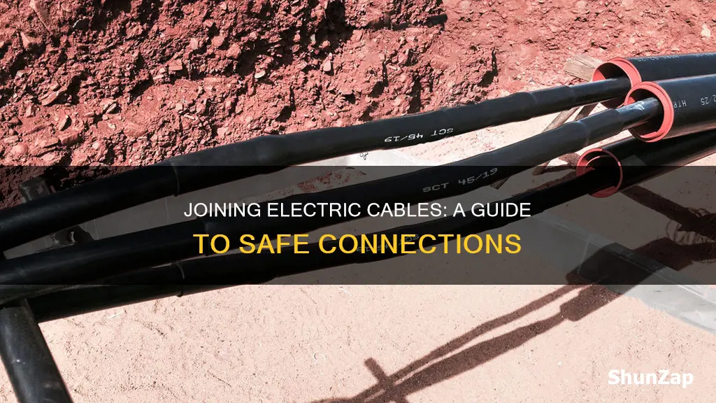 how to join two electric cables together