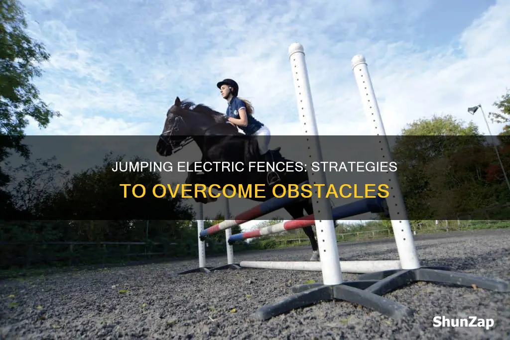 how to jump gates with electric fence