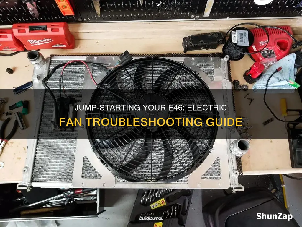 how to jump out e46 electric fan
