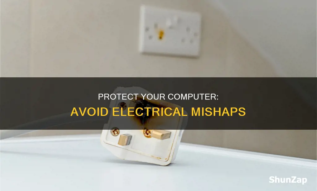 how to keep a computer safe electricity