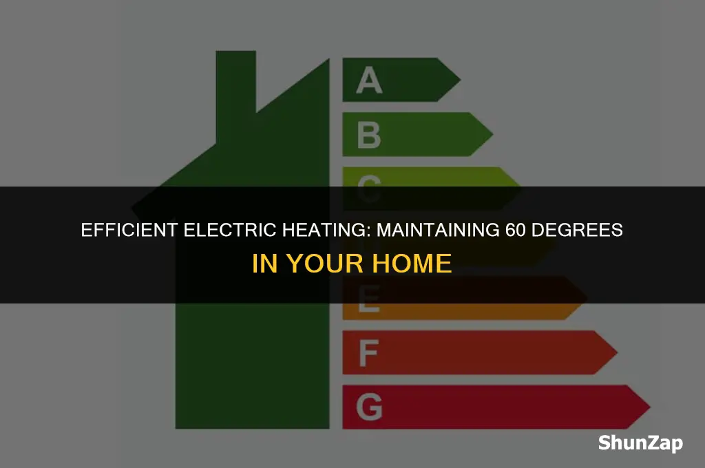 how to keep a house at 60 degrees using electric