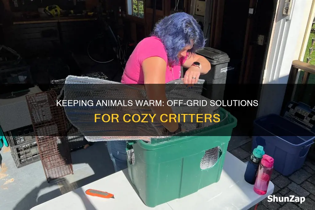 how to keep animals warm without electricity