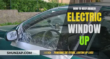 Fixing a Broken Electric Window: Keeping It Up