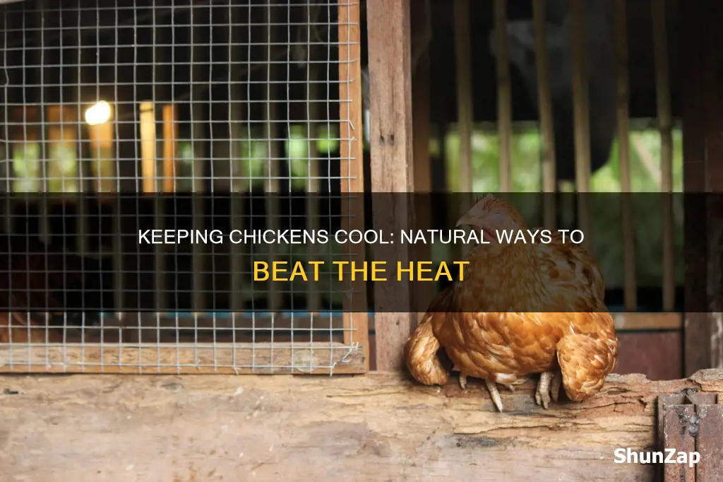 how to keep chickens cool without electricity