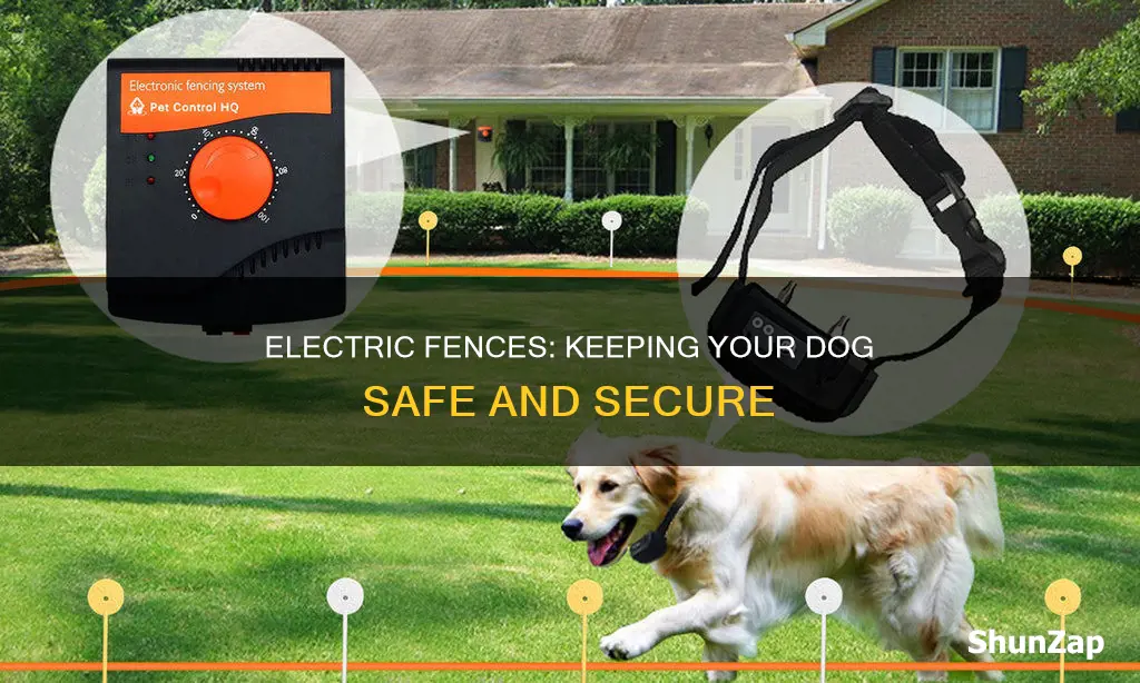 how to keep dog in electric fence