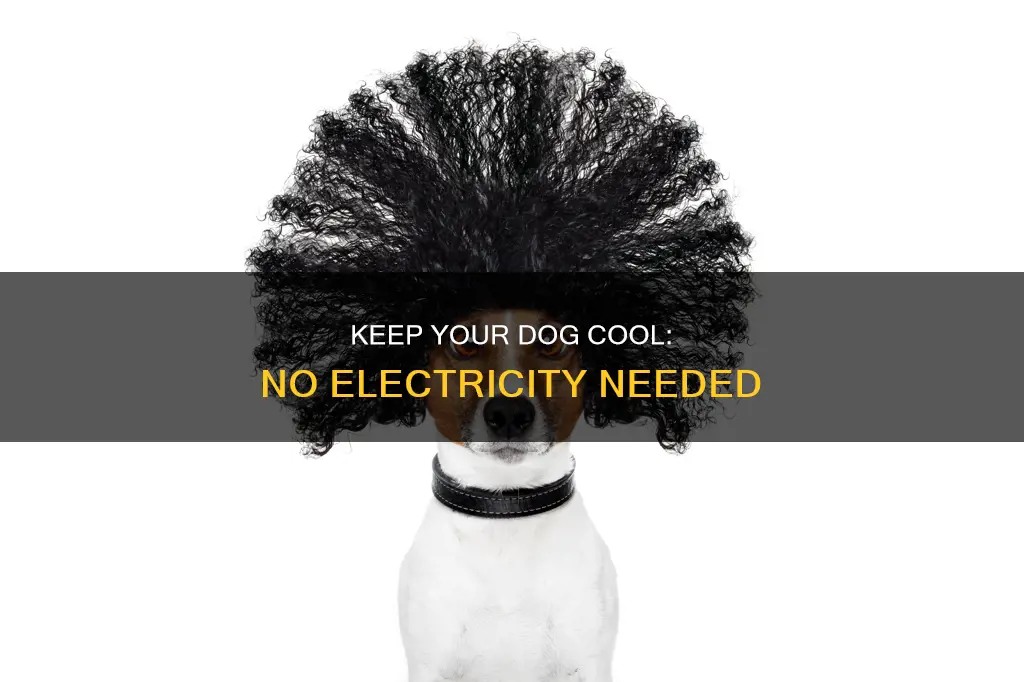 how to keep dogs cool without electricity